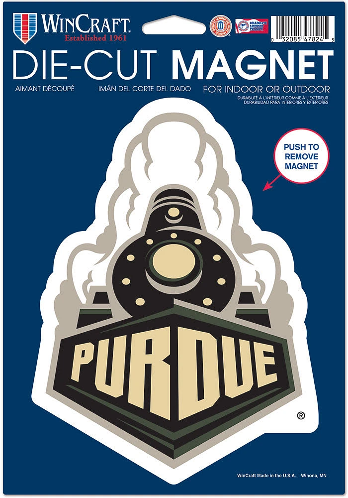 Purdue Boilermakers 6.25x9 Die Cut Magnet