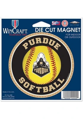 Purdue Boilermakers 4.5x6 Die Cut Magnet