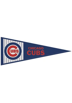 Chicago Cubs 13x32 Primary Pennant - Blue