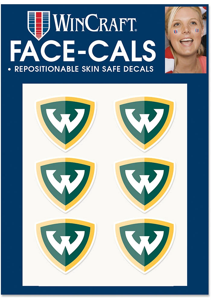 Wayne State Warriors 6pk Tattoo
