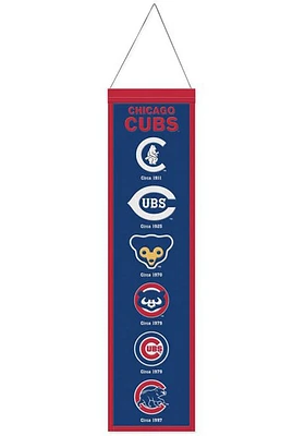 Chicago Cubs 8x32 Evolution Banner - Blue