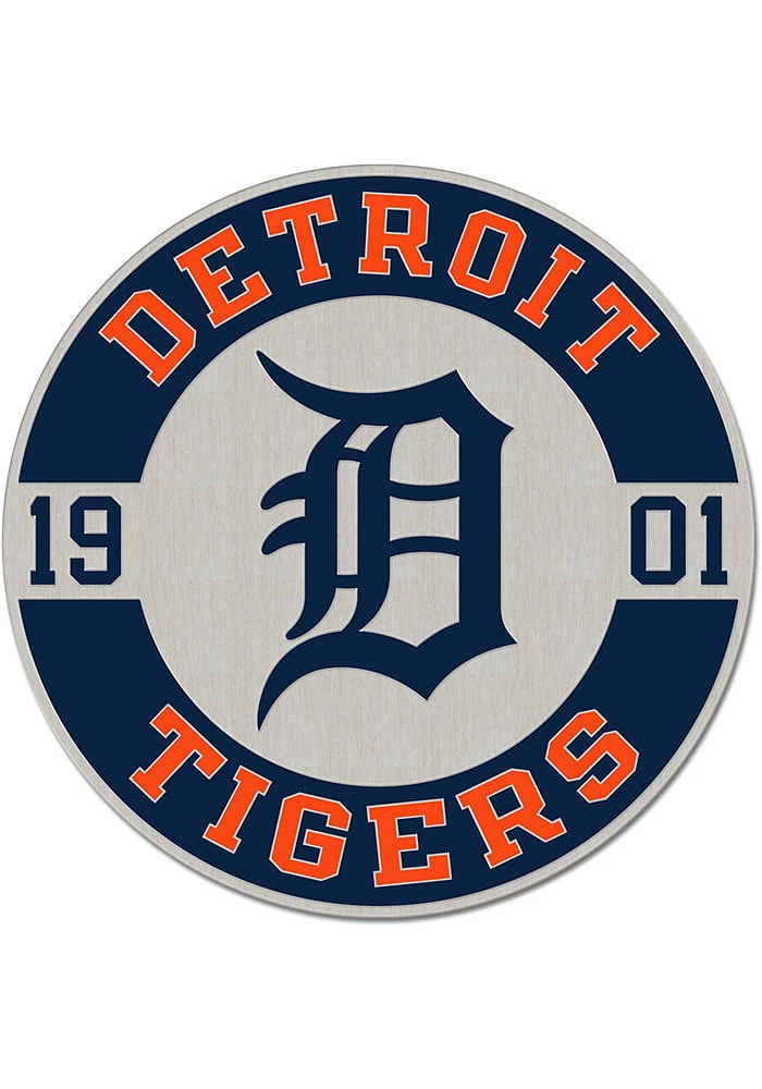 Detroit Tigers Souvenir Established Pin - Orange