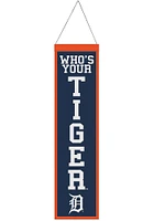 Detroit Tigers 8x32 Slogan Banner - Navy Blue