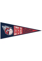 Cleveland Guardians 13x32 Slogan Pennant - Navy Blue