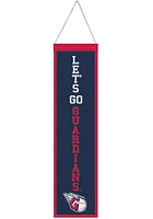 Cleveland Guardians 8x32 Slogan Banner - Navy Blue