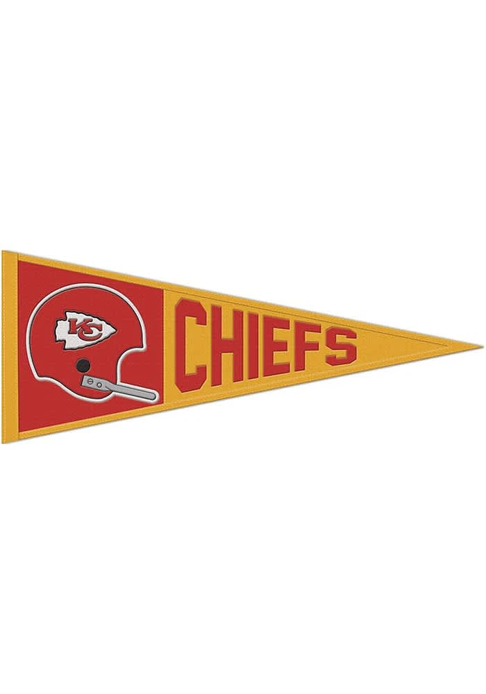 Kansas City Chiefs 13x32 Retro Pennant - Red