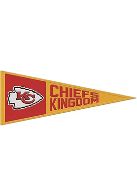 Kansas City Chiefs 13x32 Slogan Pennant - Red