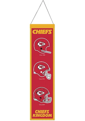 Kansas City Chiefs 8x32 Evolution Banner - Red