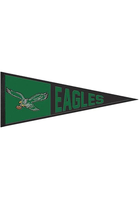 Philadelphia Eagles 13x32 Retro Pennant - Kelly Green