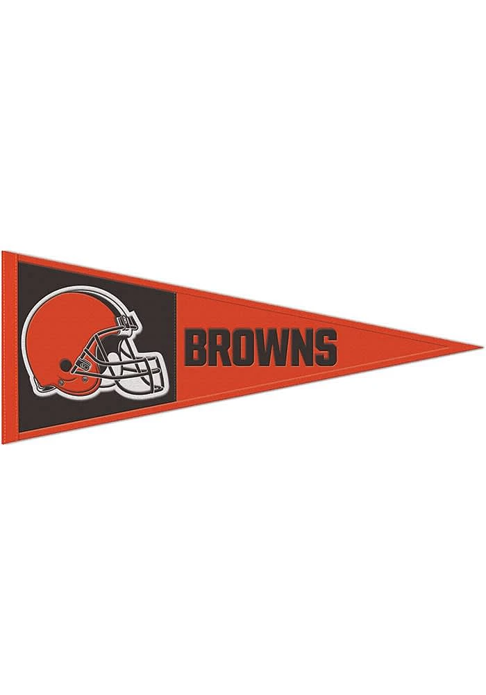 Cleveland Browns 13x32 Primary Logo Pennant - Orange