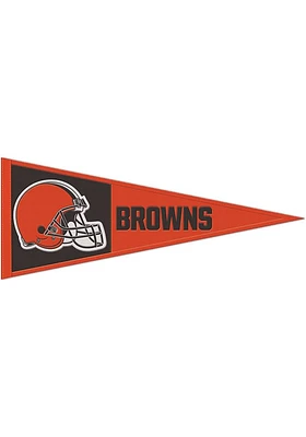 Cleveland Browns 13x32 Primary Logo Pennant - Orange
