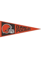 Cleveland Browns 13x32 Slogan Pennant - Orange