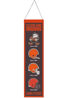 Cleveland Browns 8x32 Evolution Banner - Orange