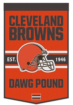 Cleveland Browns 24x38 Celebration Banner - Orange