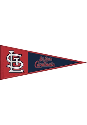 St Louis Cardinals 13x32 Primary Pennant - Red