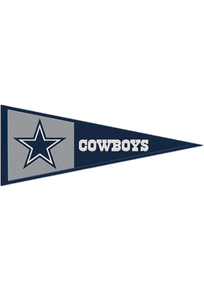 Dallas Cowboys 13x32 Primary Logo Pennant - Navy Blue