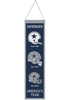 Dallas Cowboys 8x32 Evolution Banner - Navy Blue