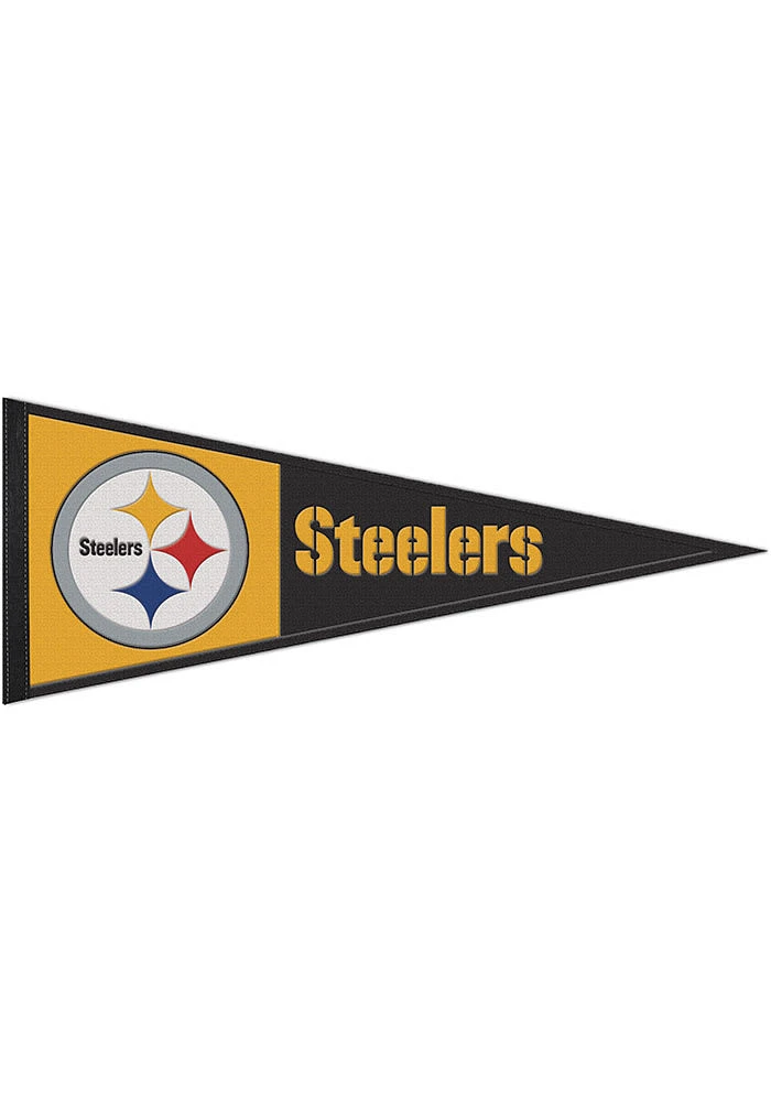 Pittsburgh Steelers 13x32 Primary Logo Pennant