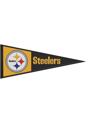 Pittsburgh Steelers 13x32 Primary Logo Pennant