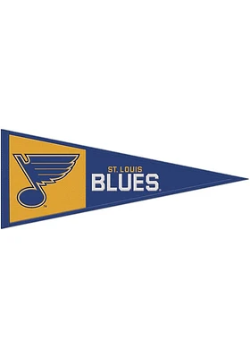 St Louis Blues 13x32 Primary Logo Pennant - Blue