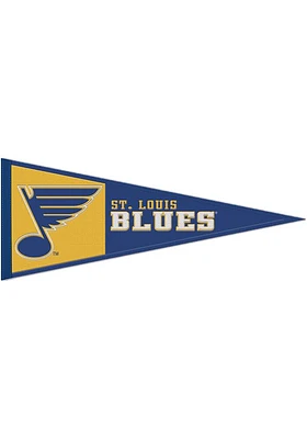 St Louis Blues 13x32 Retro Pennant - Blue