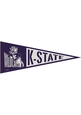 K-State Wildcats 13x32 Vault Logo Pennant - Purple
