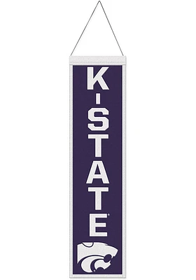 K-State Wildcats 8x32 Slogan Banner - Purple