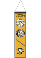 Pittsburgh Penguins 8x32 Evolution Banner - Black