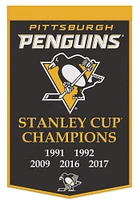 Pittsburgh Penguins 24x38 Celebration Banner - Black