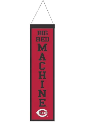 Cincinnati Reds 8x32 Slogan Banner