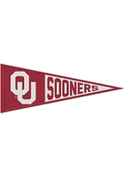 Oklahoma Sooners 13x32 Primary Logo Pennant - Red