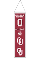 Oklahoma Sooners 8x32 Evolution Banner - Red