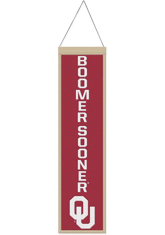 Oklahoma Sooners 8x32 Slogan Banner