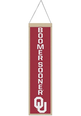 Oklahoma Sooners 8x32 Slogan Banner