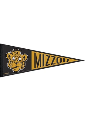 Missouri Tigers 13x32 Vault Logo Pennant - Black