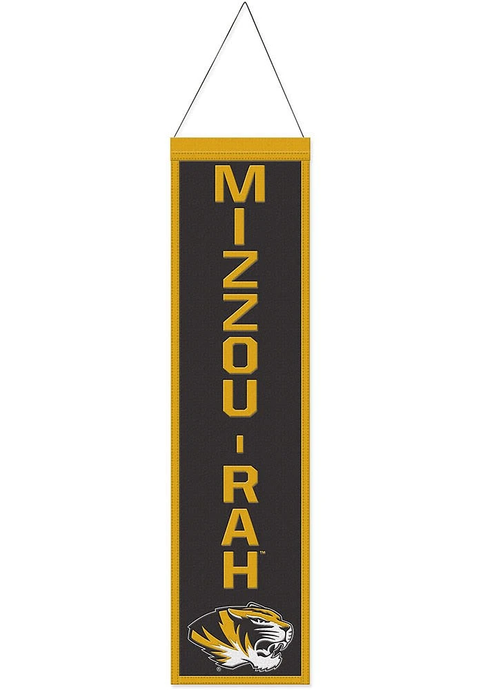 Missouri Tigers 8x32 Slogan Banner - Black