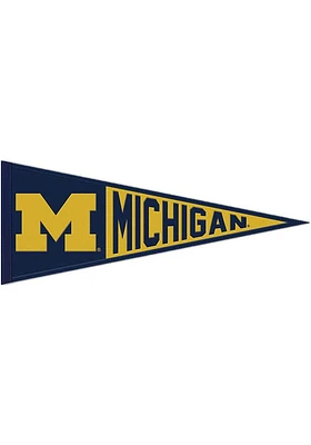 Michigan Wolverines 13x32 Primary Logo Pennant - Blue