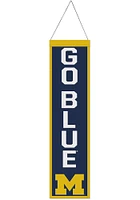 Michigan Wolverines 8x32 Slogan Banner - Blue
