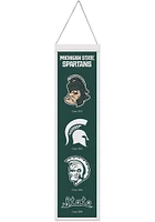 Michigan State Spartans 8x32 Evolution Banner - Green