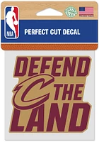 Cleveland Cavaliers 4x4 Slogan Auto Decal - Maroon