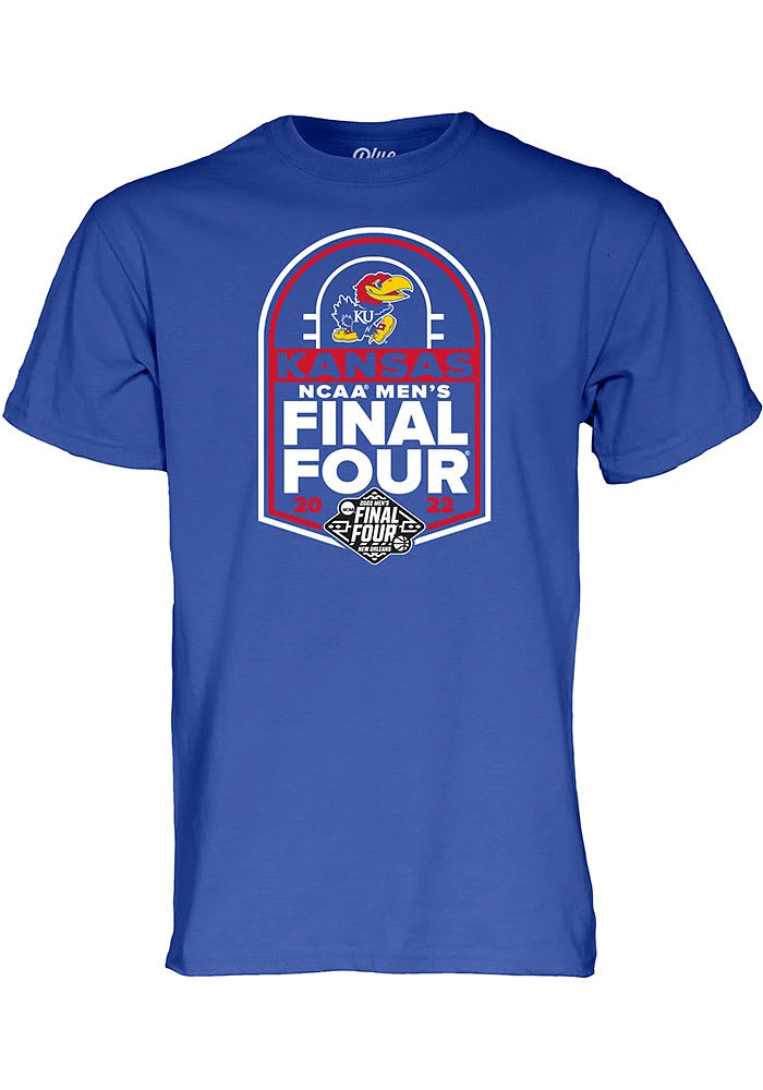 Kansas Jayhawks 2022 Final Four Logo Short Sleeve T Shirt