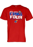 Kansas Jayhawks Red Bold 2022 Final Four Alumni Short Sleeve T Shirt