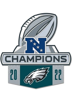 Philadelphia Eagles Souvenir 2022 Conf Champs Pin - Midnight Green