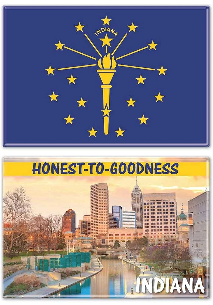 Indianapolis 2x3 2 PACK Magnet