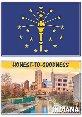 Indianapolis 2x3 2 PACK Magnet