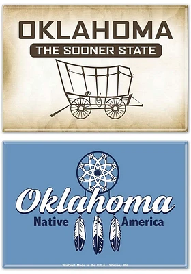 Oklahoma 2x3 2 PACK Magnet