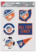 FC Cincinnati 6pk Fan Auto Decal - Blue