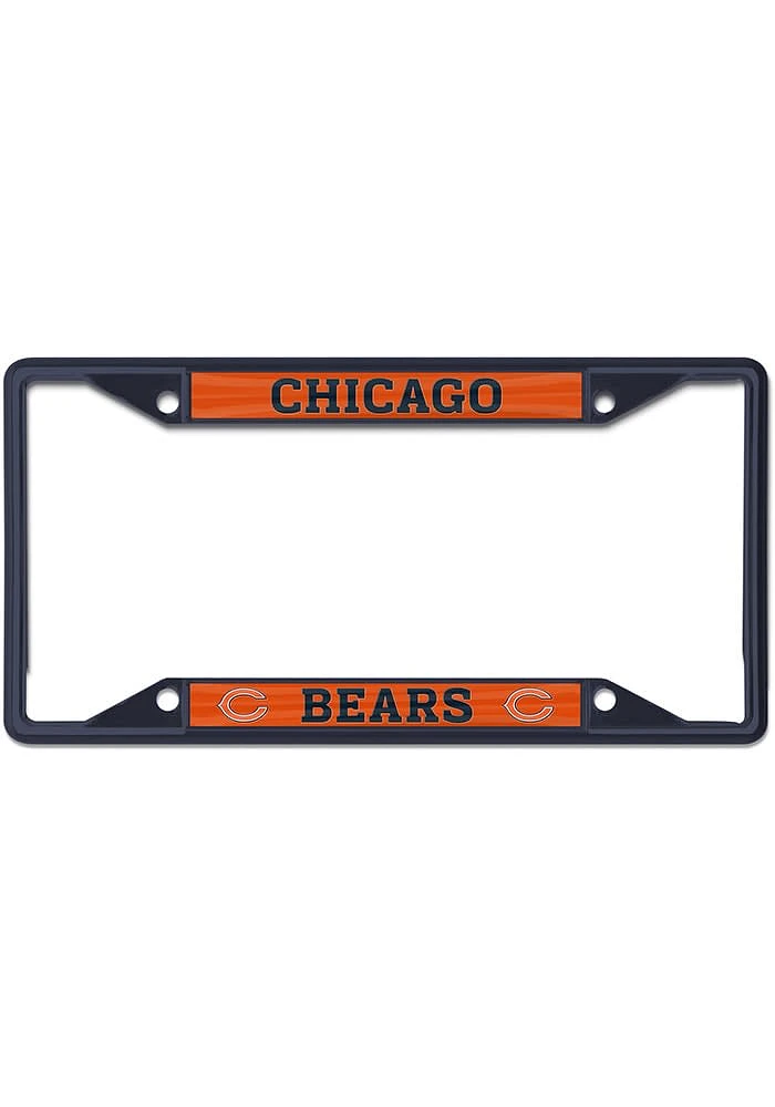 Chicago Bears Color Metal License Frame