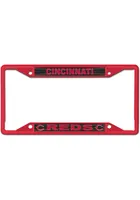 Cincinnati Reds Color Metal License Frame