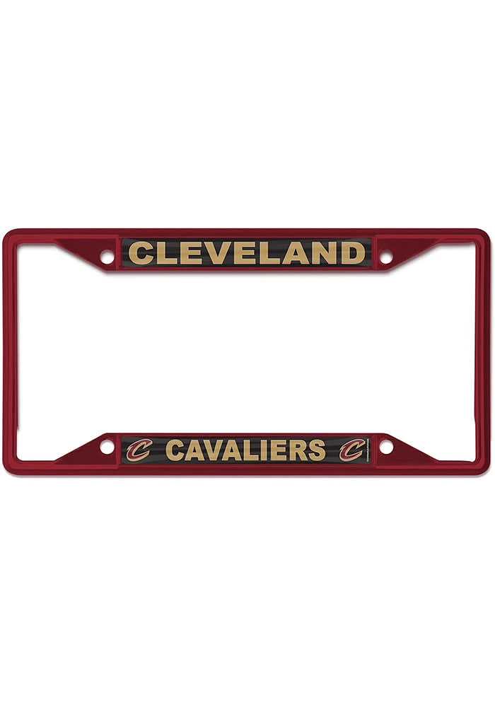 Cleveland Cavaliers Color Metal License Plate Frame - Red